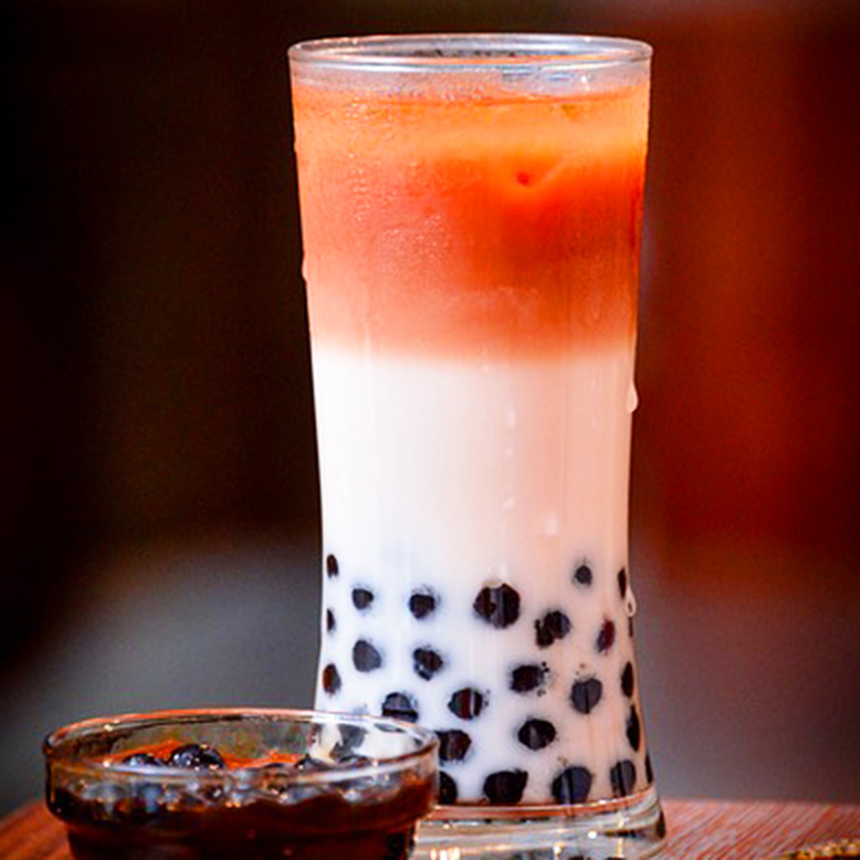 タピオカミルクティー画像