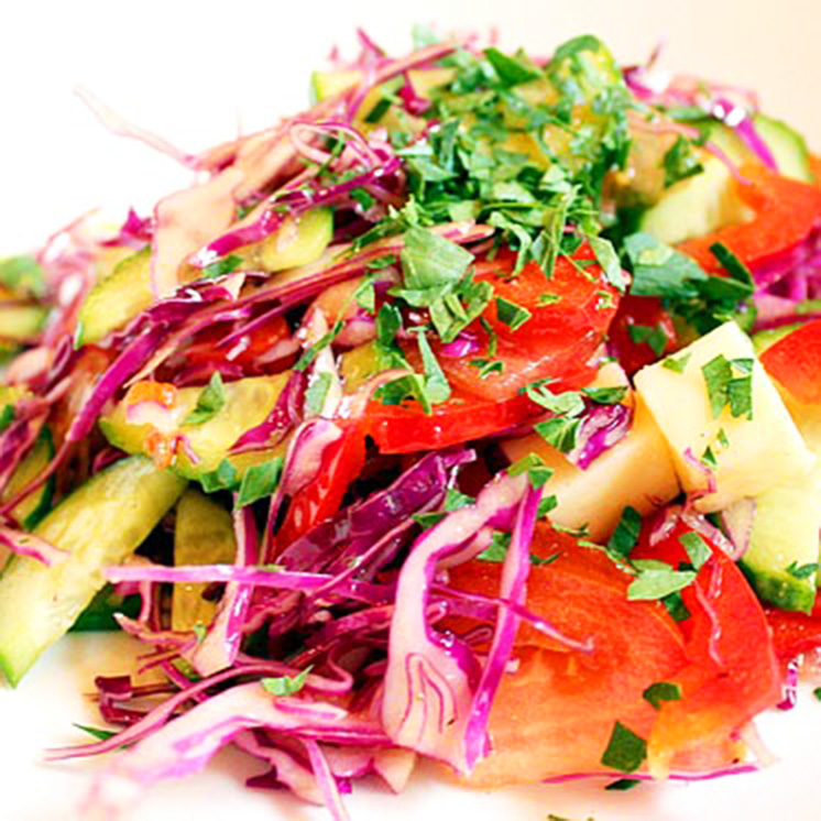 サーモンサラダ画像